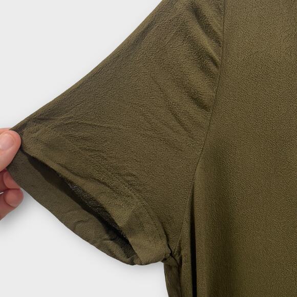 Madewell Button Back Easy Green Dress Size S - Picture 6 of 7